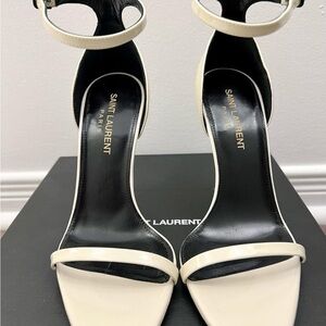 Saint Laurent Women's White Sandals